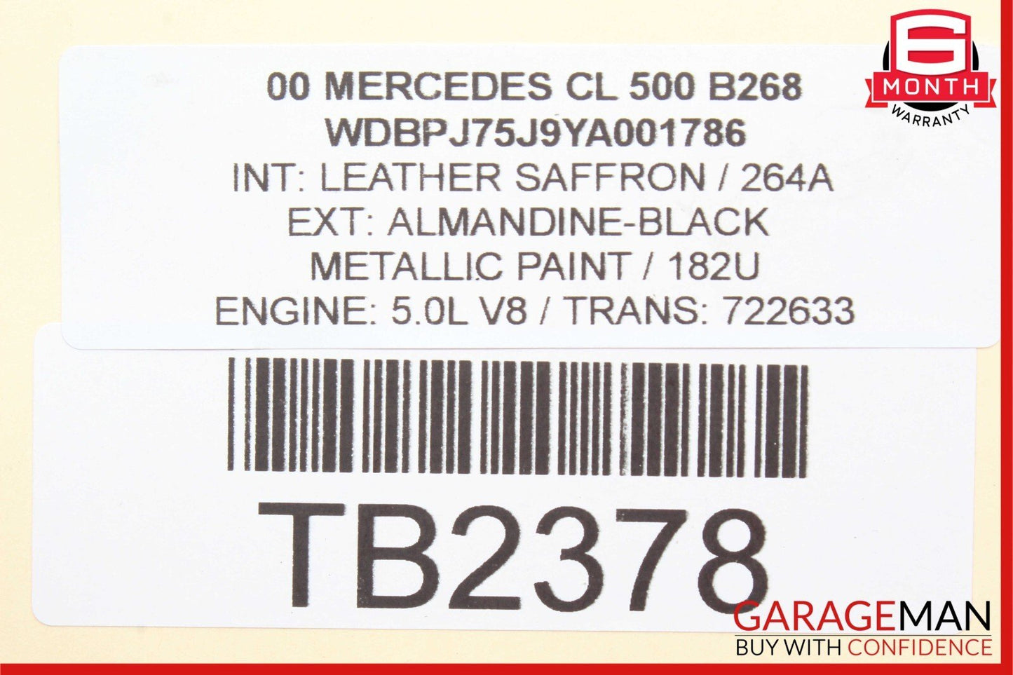 00-06 Mercedes CL500 SL500 S55 AMG Hydraulic Suspension ABC Oil Cooler Radiator
