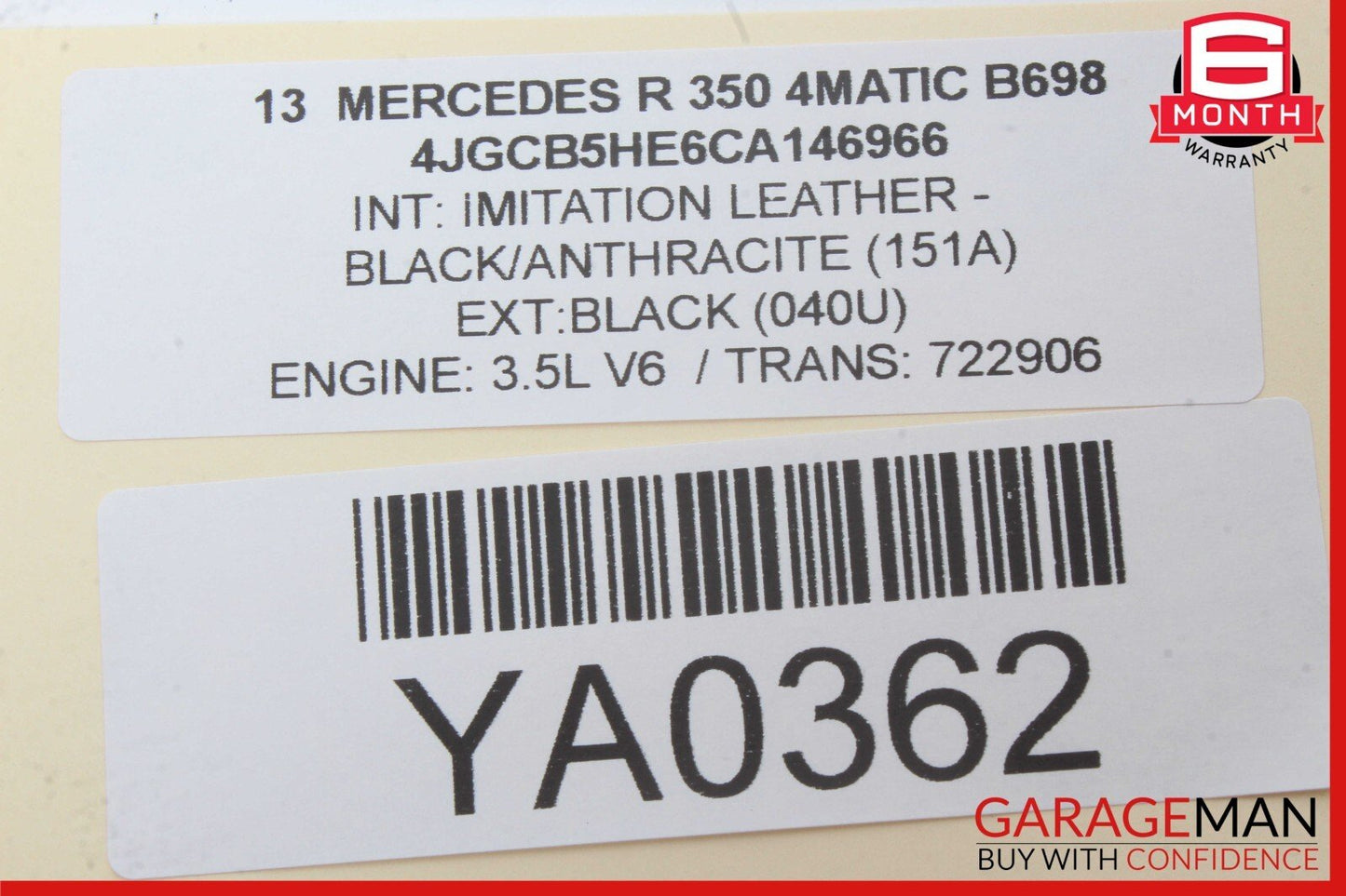 11-13 Mercedes W251 R350 Center Dashboard Hazard ESP Control Switch OEM