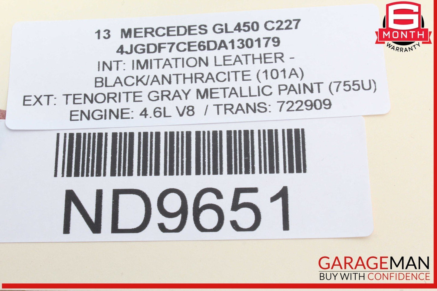 12-19 Mercedes X166 GL450 Airmatic Air Suspension Control Module Unit OEM