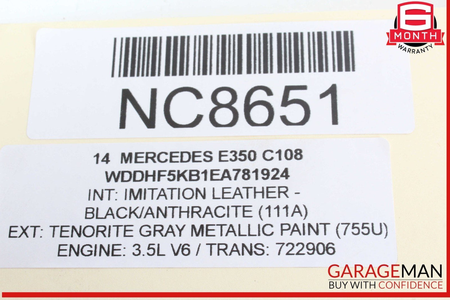 10-16 Mercedes W212 E350 Front Right Side Top Upper Control Arm OEM