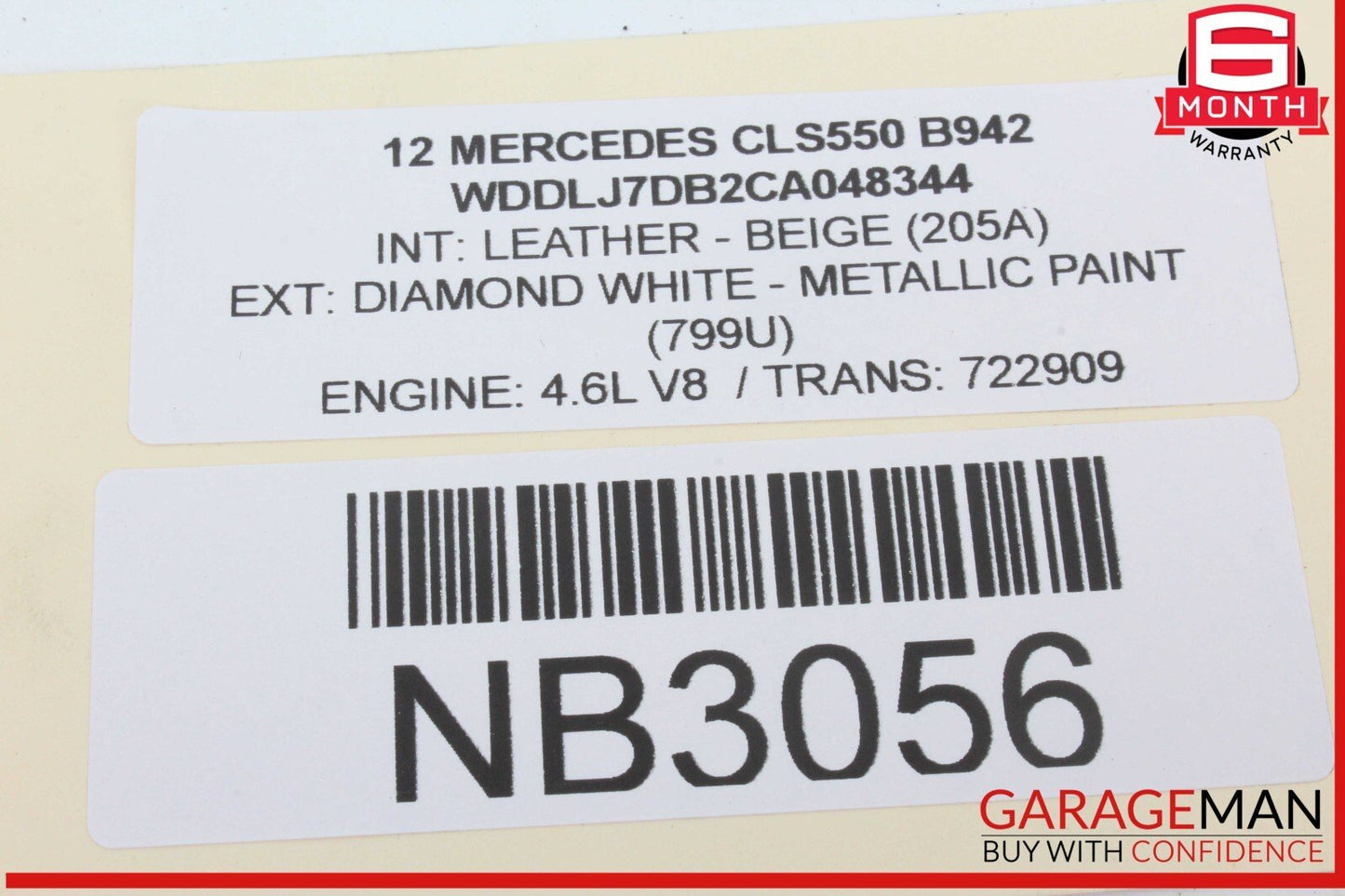 12-18 Mercedes W218 CLS550 CLS63 AMG Right Passenger Side Knee Airbag Air Bag