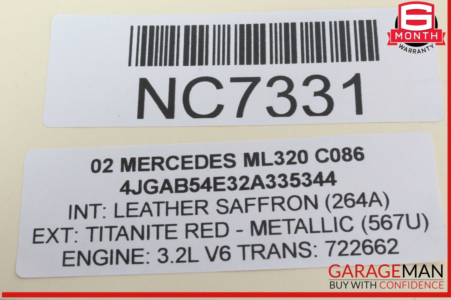 98-05 Mercedes W163 ML320 ML500 Rear Left Side Seatbelt Seat Belt Retractor OEM