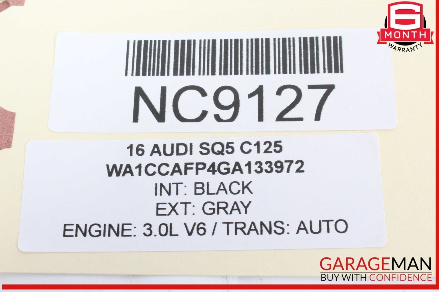 14-17 Audi SQ5 Front Right / Rear Right Passenger Side Exterior Door Handle OEM