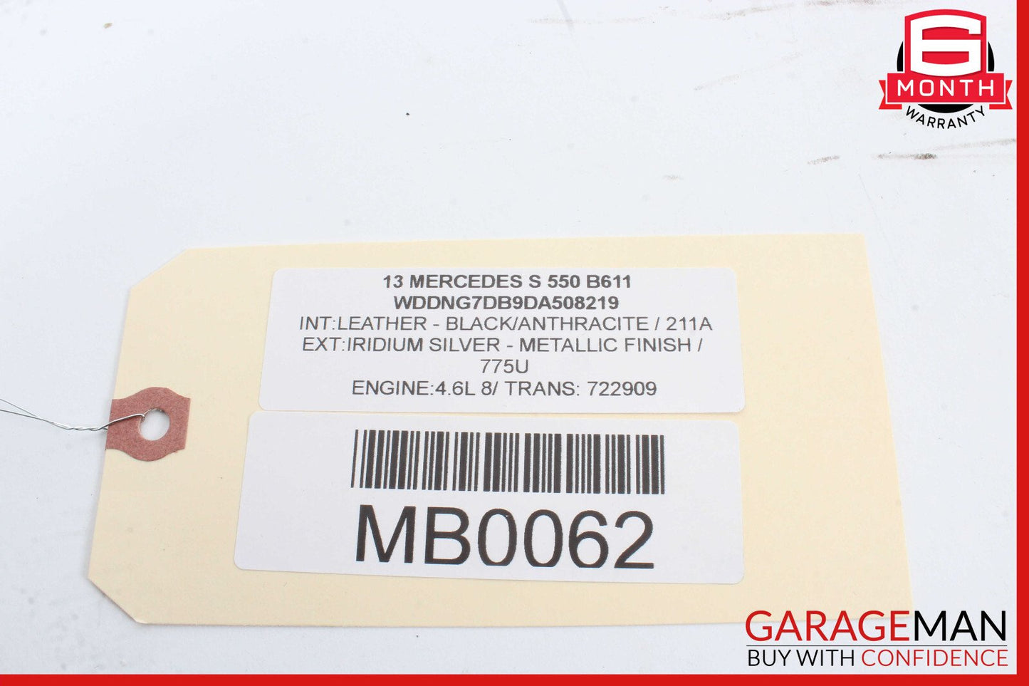 07-13 Mercedes W221 S550 S600 Rear Center Console AC A/C Air Vent Trim OEM