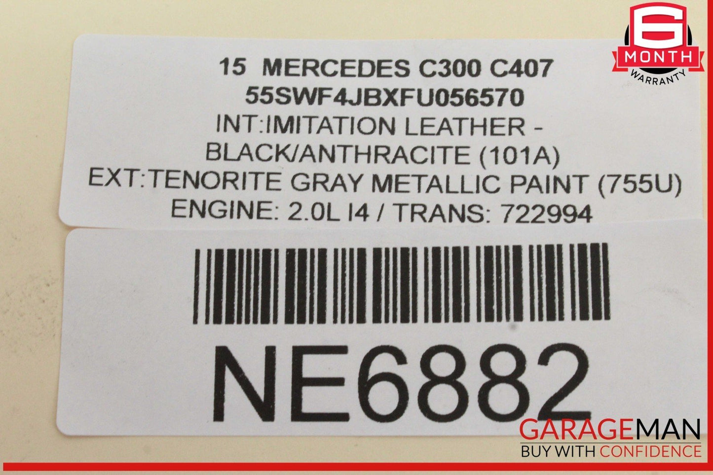 15-20 Mercedes W205 C300 GLC350e E300 M274 2.0L ECU ECM Engine Control Module