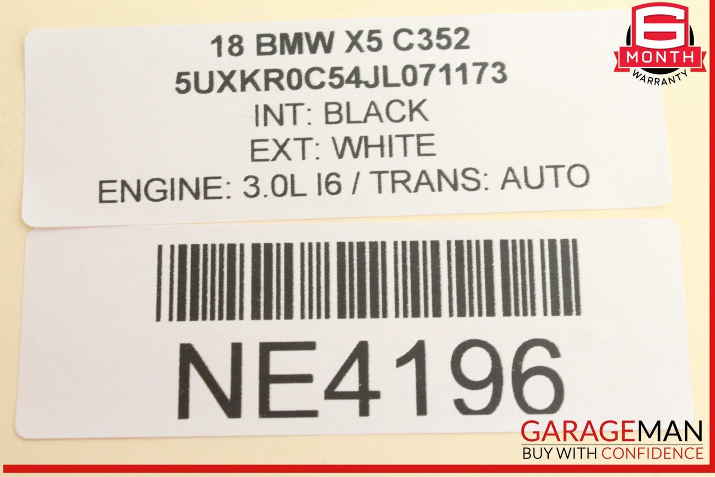 14-18 BMW X5 F15 X6 Rear Left or Rear Right Side CV Axle Shaft 8609838 OEM