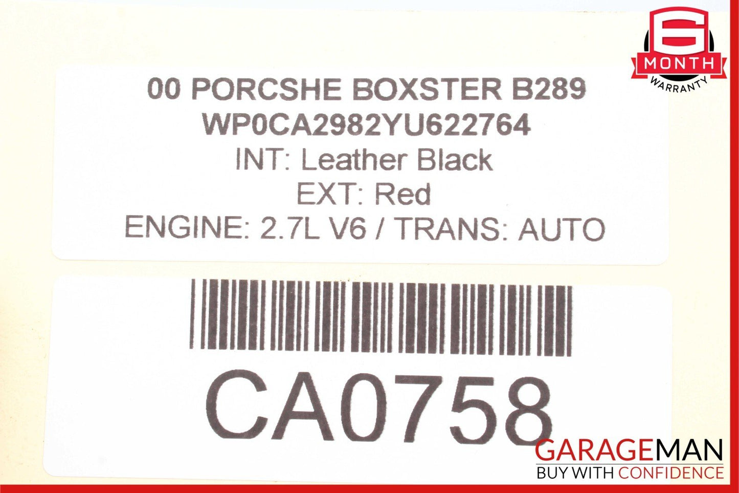 97-04 Porsche Boxster Front Center Dash Radio Console Air Vent Trim Panel Cover