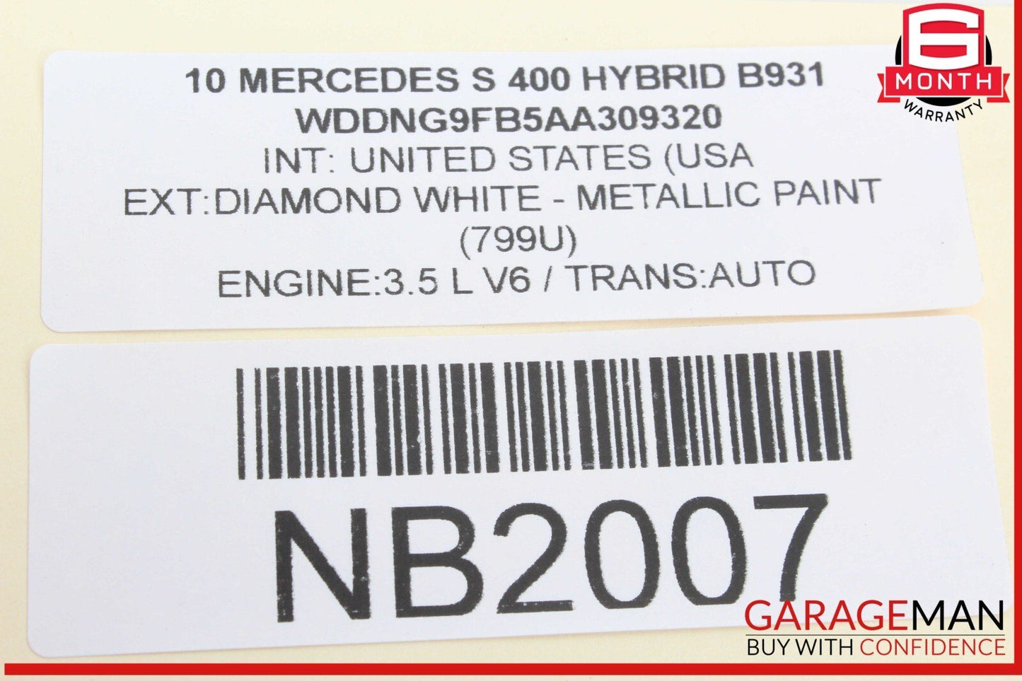 07-14 Mercedes W221 S400 Hybrid Front Left Side Windshield Wiper Motor Linkage