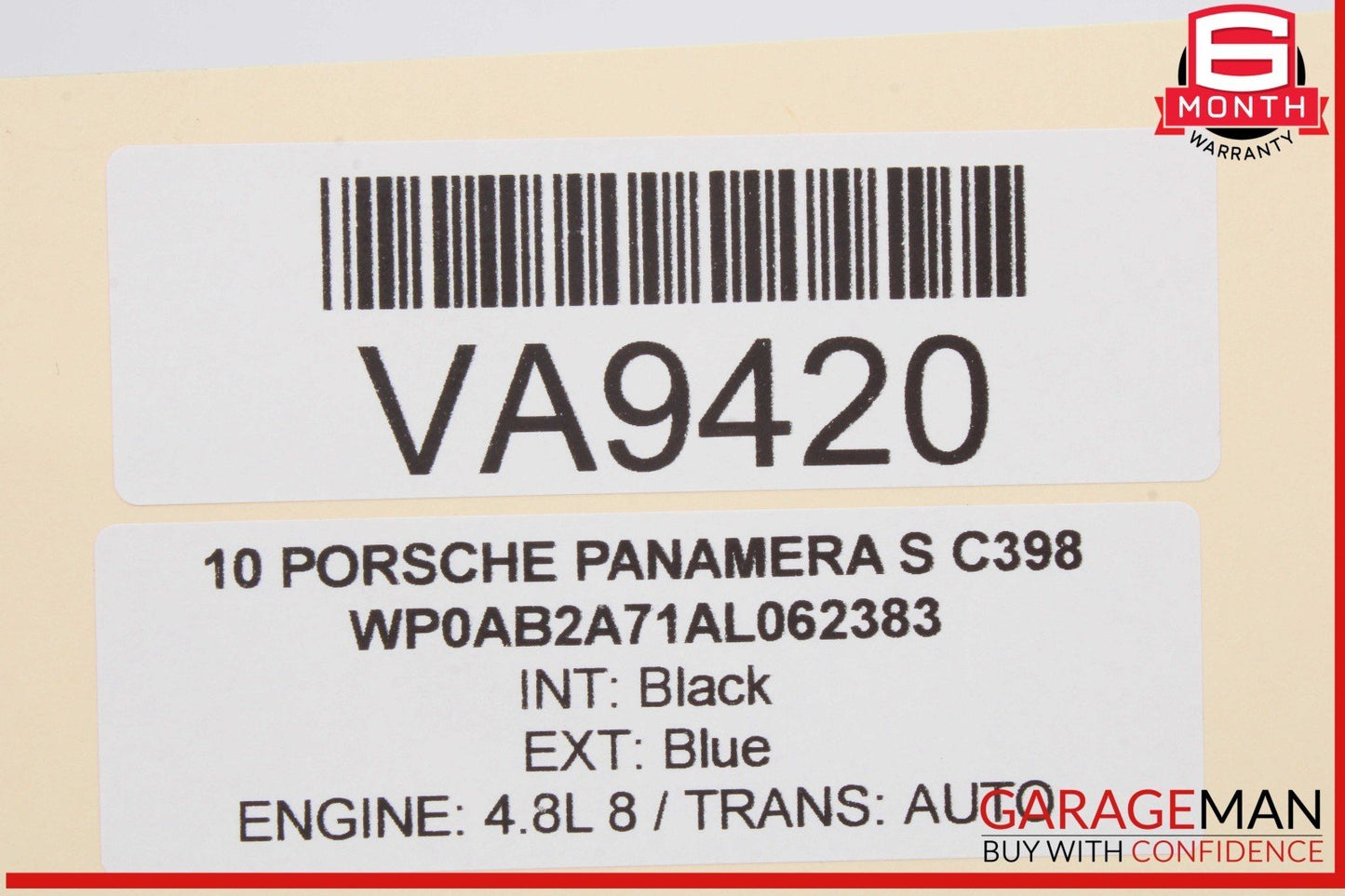 10-18 Porsche Panamera 970 Cayenne 958 Front Left Side Seat Control Switch OEM
