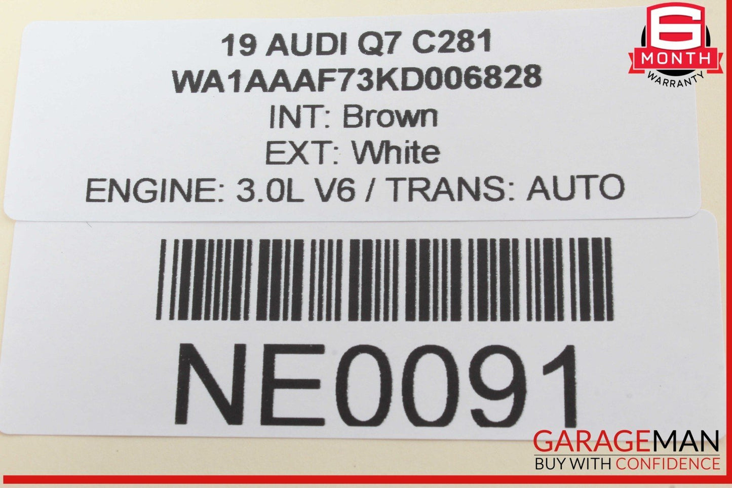 17-24 Audi Q7 A5 A4 Front Right Side Seat Occupant Sensor Module 4M0959339 OEM