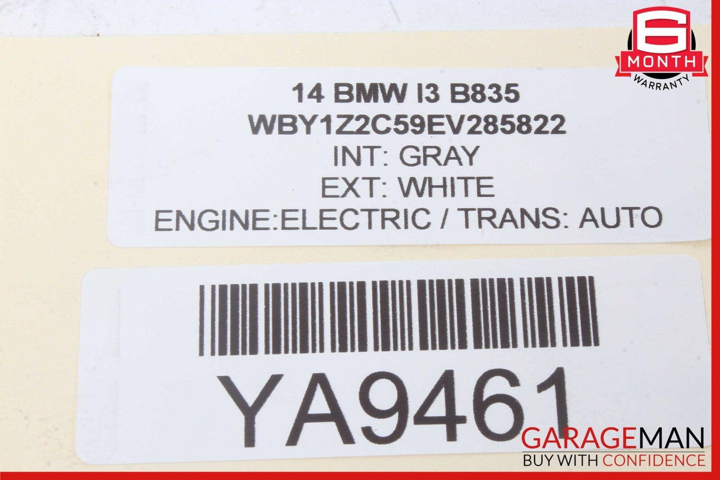 14-21 BMW i3 I01 Hybrid Front Left Side Windshield Wiper Motor 7359449 OEM