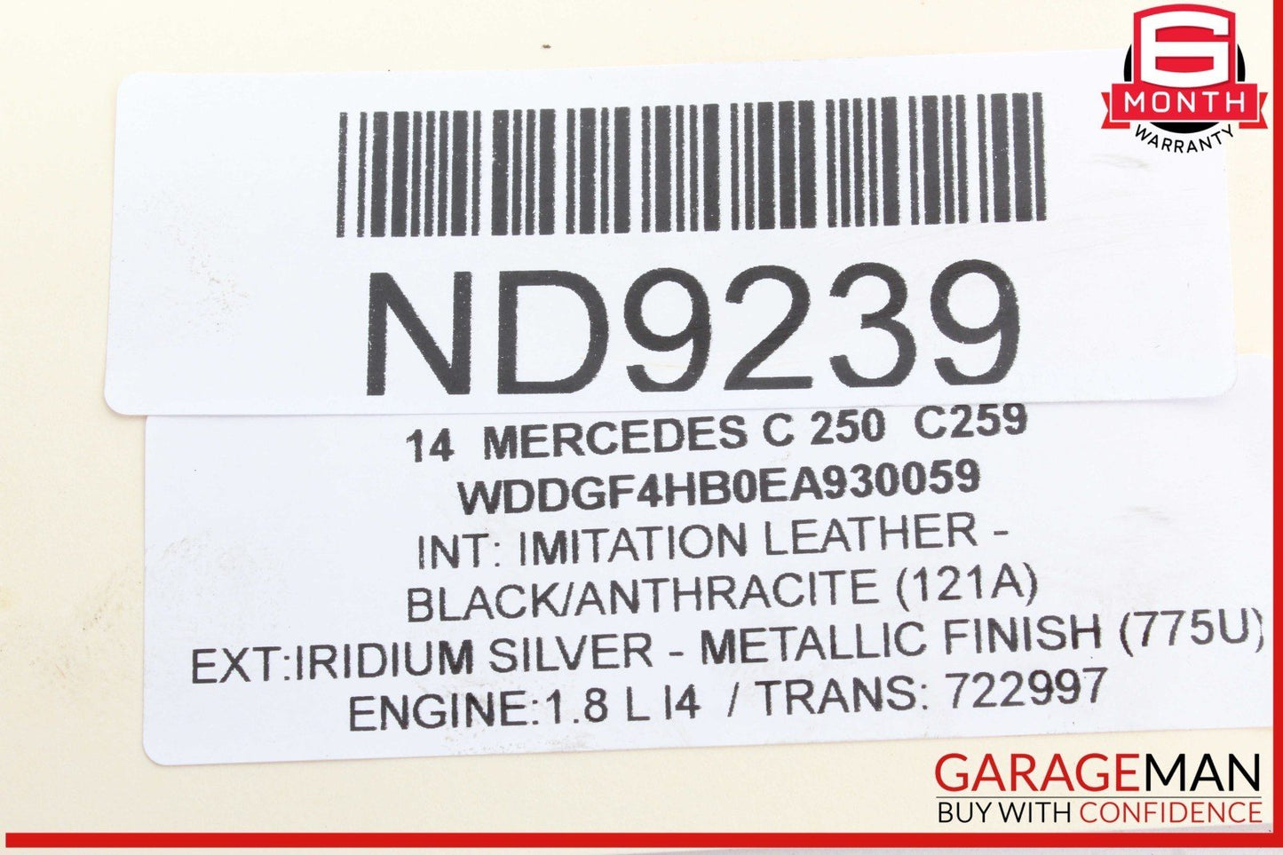 12-15 Mercedes W204 C250 SLK250 M271 Engine Oil Filter Housing 2711801210 OEM