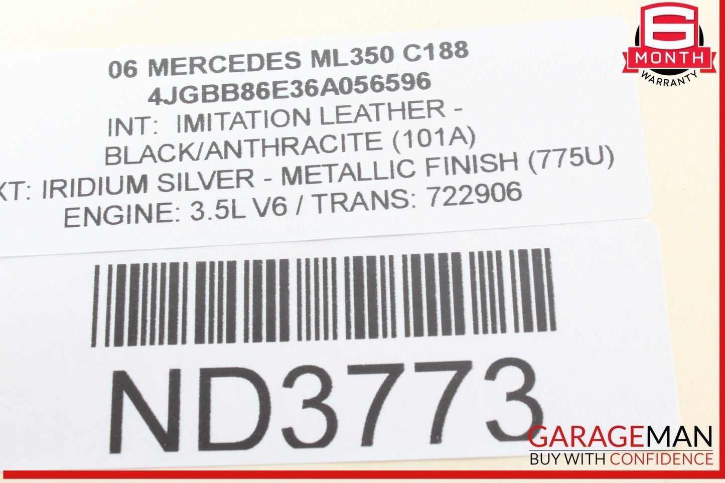 06-09 Mercedes W164 ML350 ML500 R350 Yaw Turn Rate Sensor Module Unit 0045423818