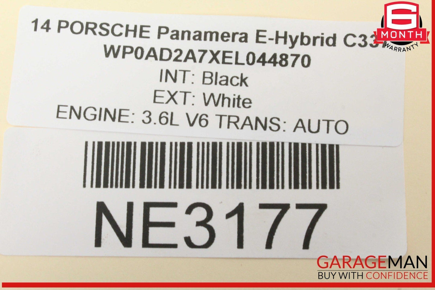 10-16 Porsche Panamera 970 E-Hybrid Rear Left Side Door Lock Latch Actuator OEM