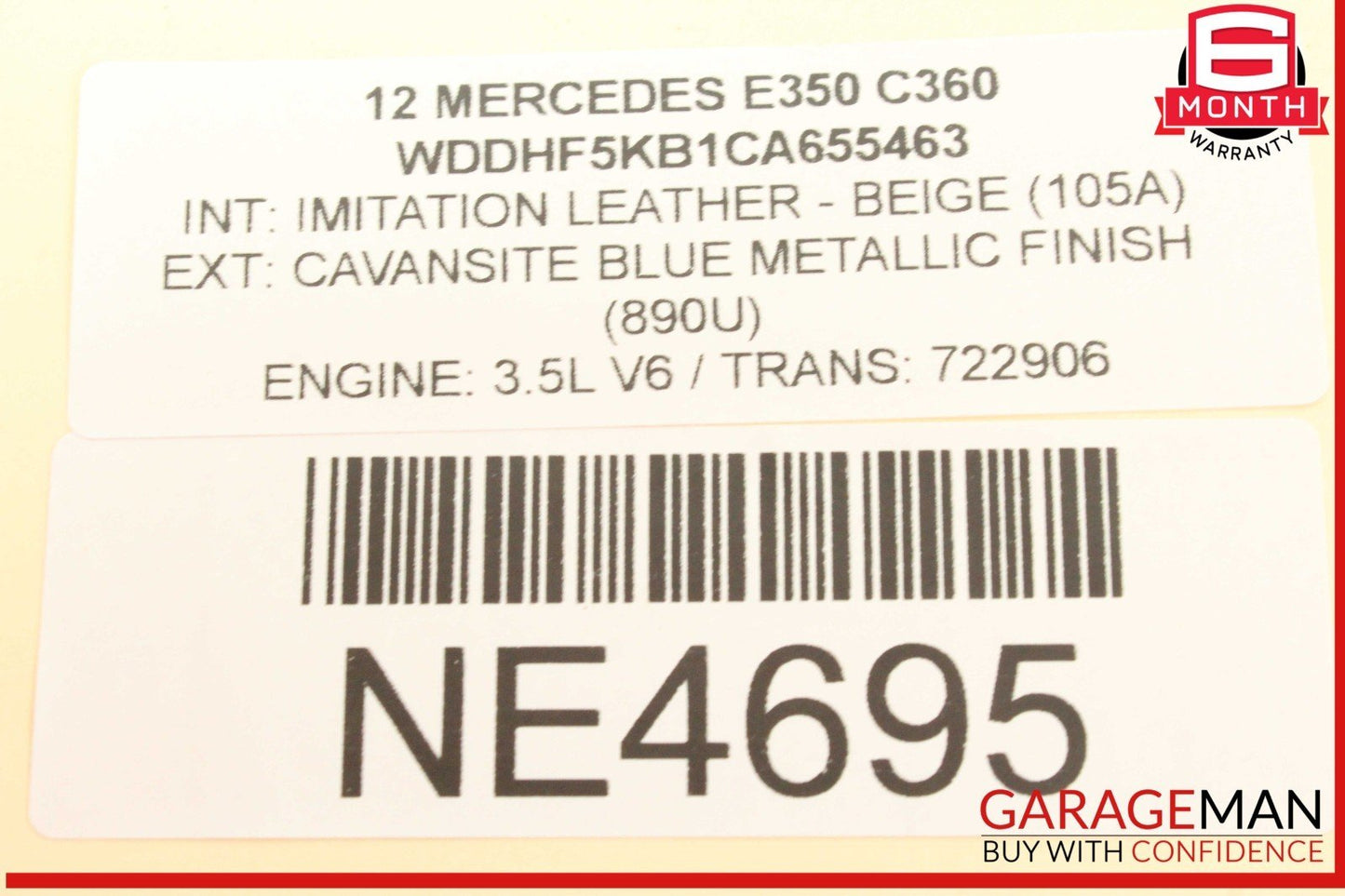 08-14 Mercedes W212 E350 Rear Left Driver Side Door Control Module Unit OEM