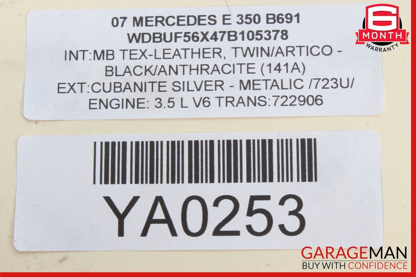 03-11 Mercedes W211 E350 CLS550 Front Left Lower Wishbone Control Arm OEM