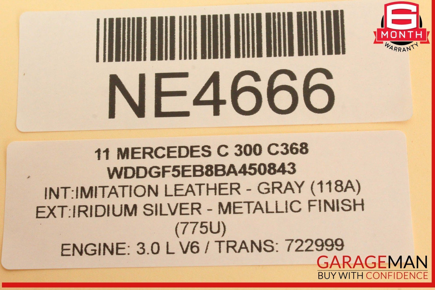 08-14 Mercedes W204 C300 Rear Left Driver Side Door Control Module Unit OEM