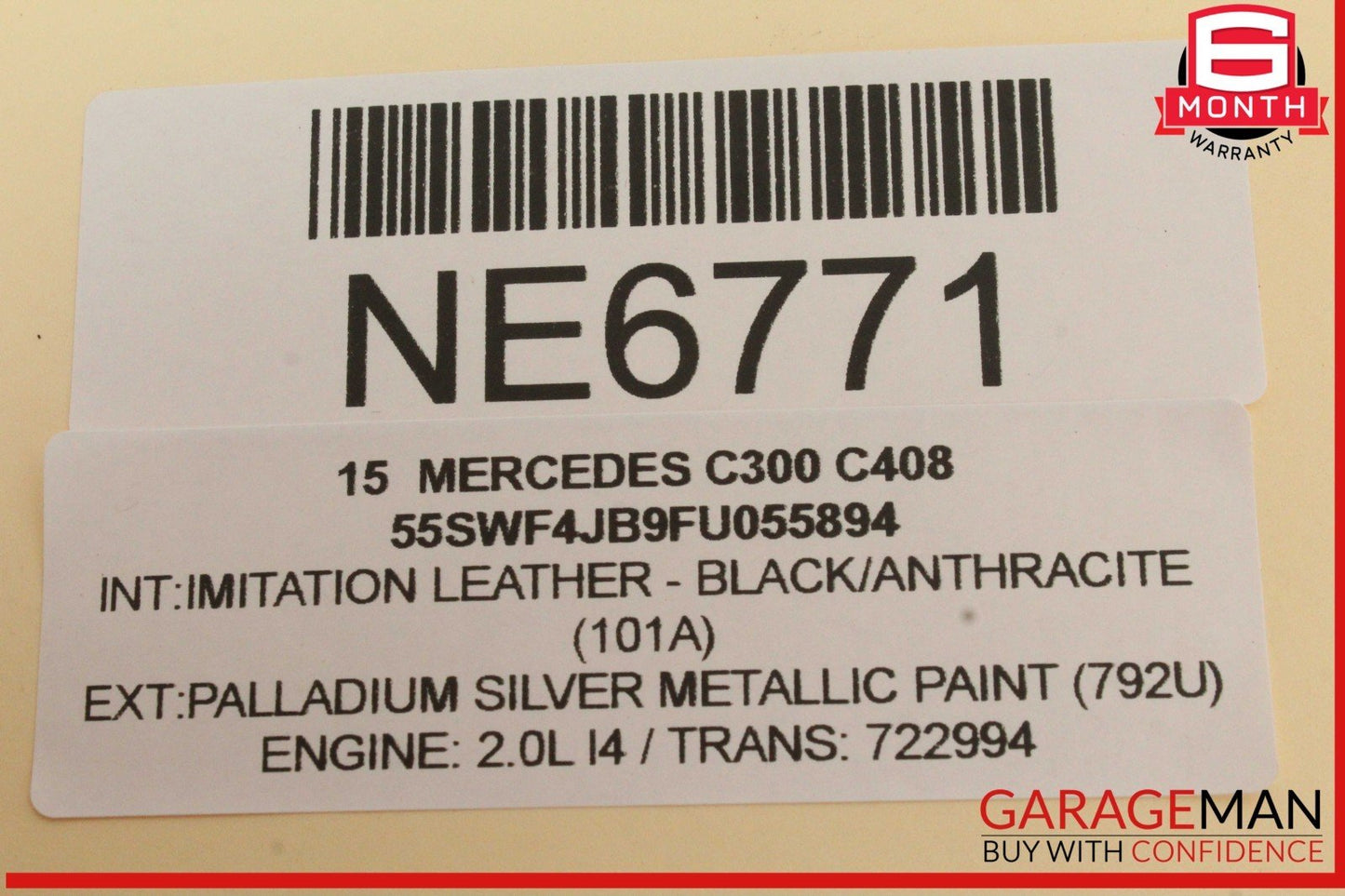 14-19 Mercedes W205 C300 S600 GLC350 S550 Keyless Go Entry Control Module OEM