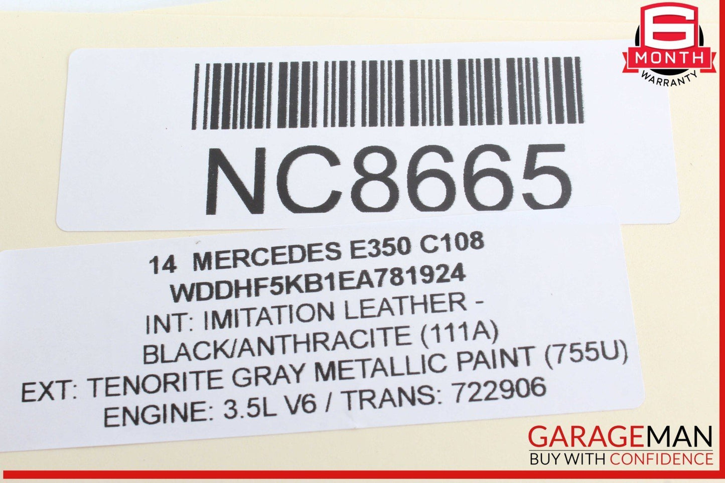 08-17 Mercedes W212 E350 Rear Right Side Suspension Upper Control Arm OEM