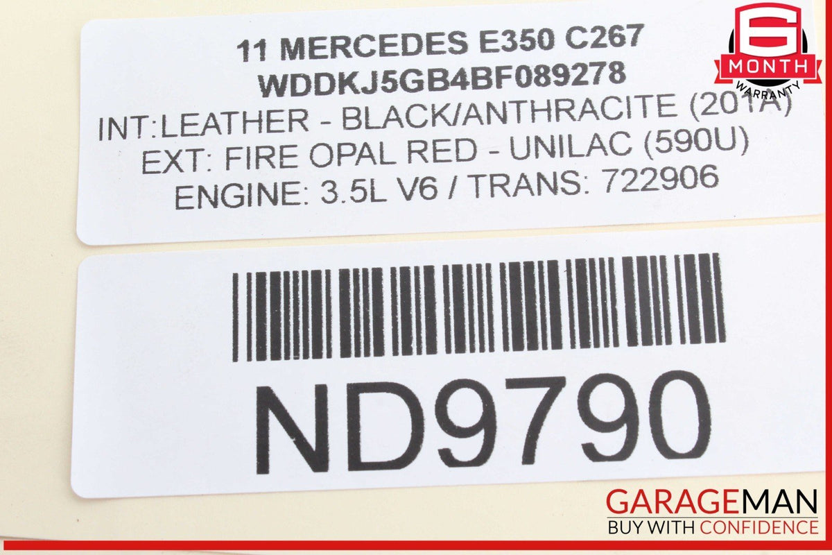 07-18 Mercedes W212 E350 Rear Left or Right Side CV Axle Half Shaft Driveshaft