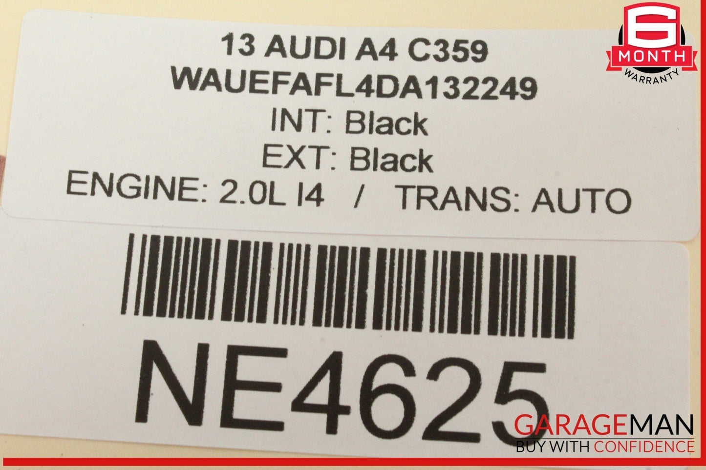 13-16 Audi A4 S4 Front Left Driver Side Door Control Module Unit 8T0959793P OEM