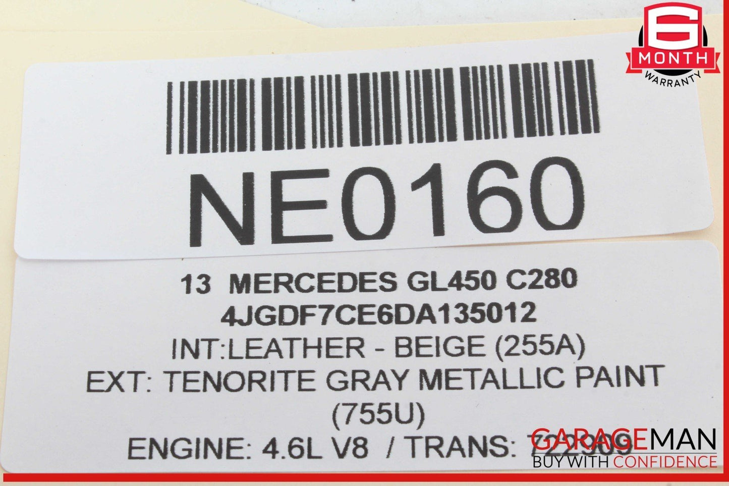 12-20 Mercedes X166 GL450 GL550 Parking Brake Release Handle 2469050451 OEM