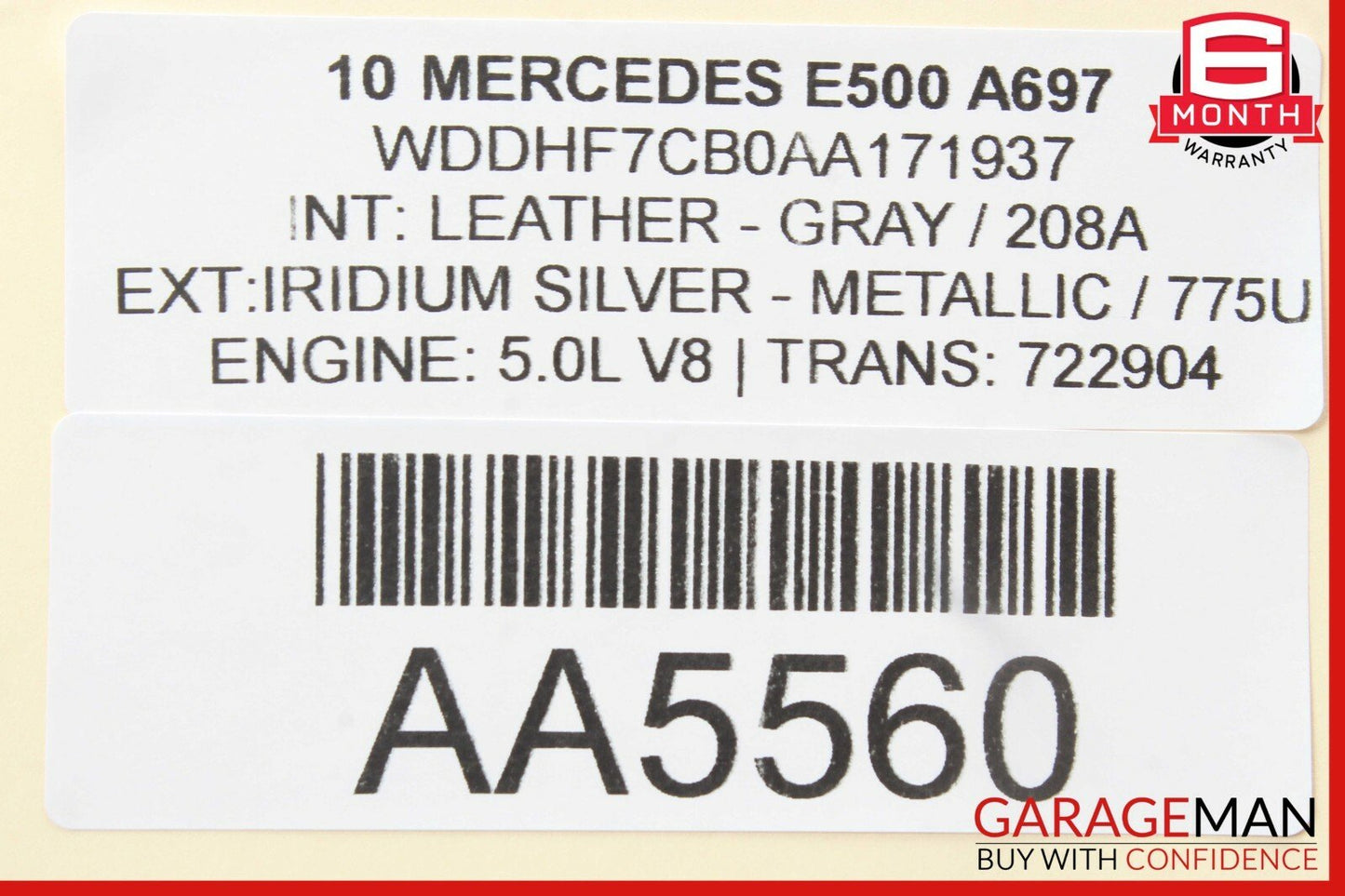 08-11 Mercedes W212 E500 C300 Front Left Driver Side Door Lock Latch Actuator