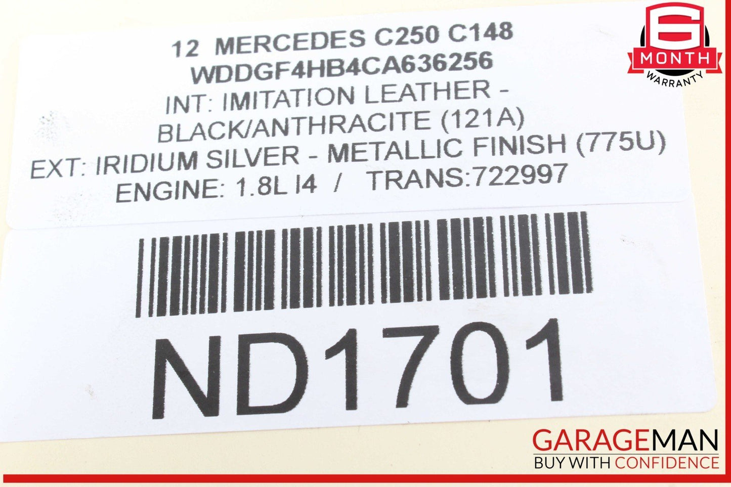 12-16 Mercedes W204 C250 SLK250 SLK350 Transmission Oil Cooler Radiator OEM