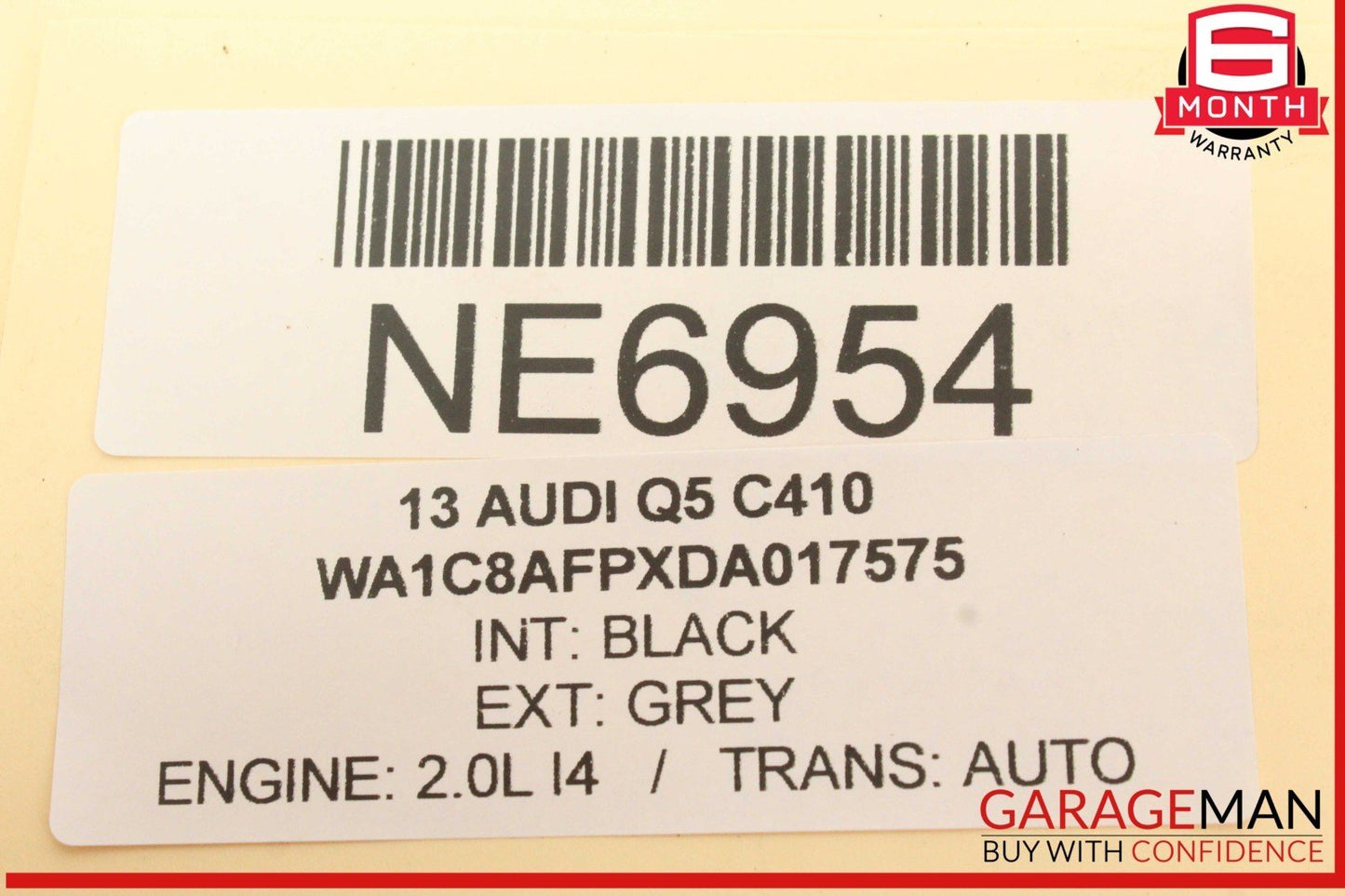 09-17 Audi Q5 A4 Rear Trunk Release Handle w/ Back Up View Camera OEM