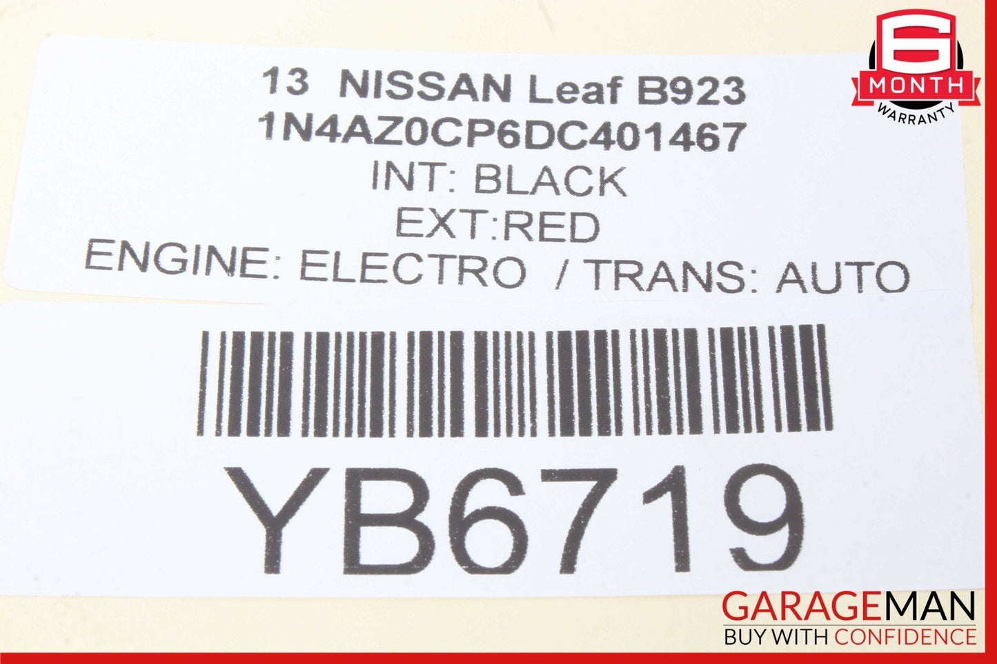 13-15 Nissan Leaf Rear Left Driver Side Door Lock Latch Actuator OEM