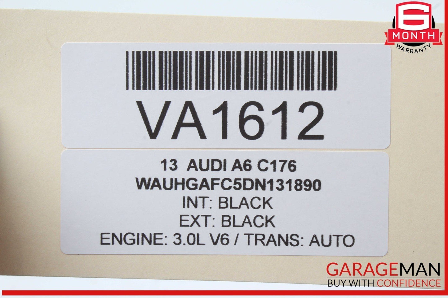 12-18 Audi A6 A7 Rear Trunk Lid Tailgate Lock Latch Actuator 4H0827505A OEM