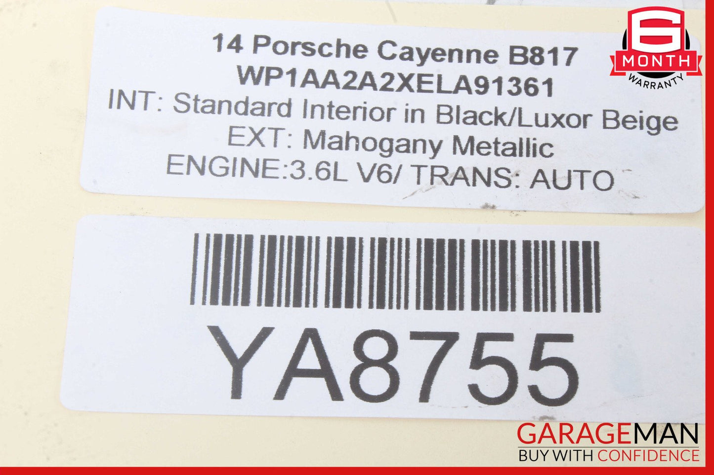 11-17 Porsche Cayenne 958 Front Left / Right Suspension Upper Control Arm OEM