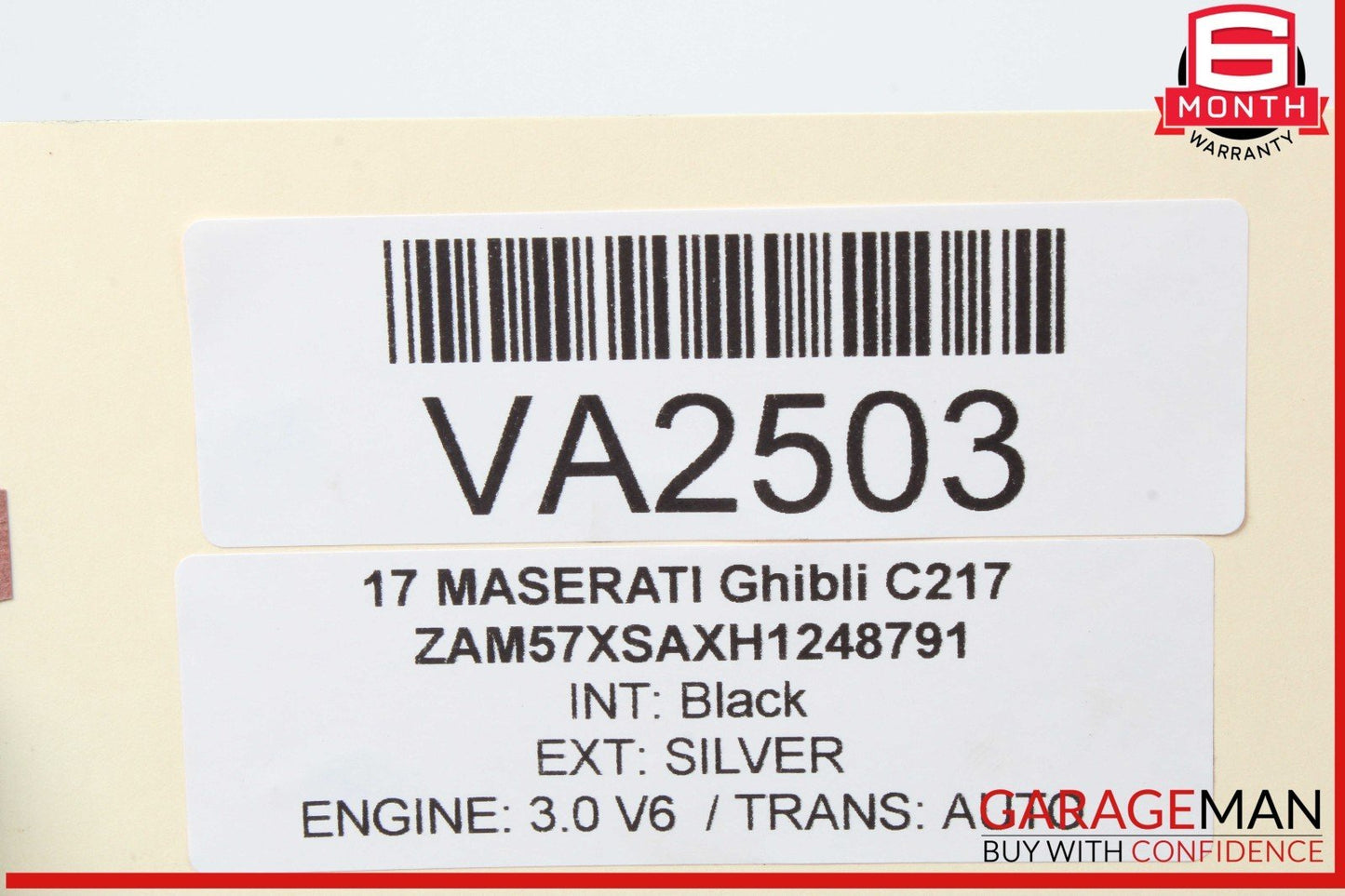 14-20 Maserati Ghibli Front Left Driver Side Door Lock Latch Actuator OEM