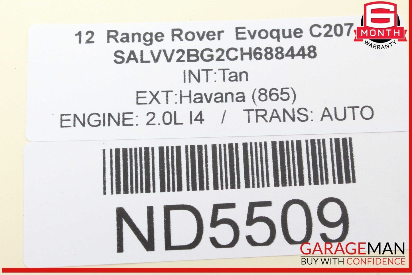 12-14 Range Rover Evoque Rear Trunk Lid Lift Liftgate Control Module Unit OEM
