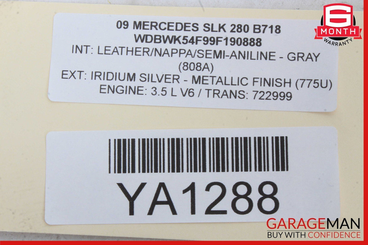 08-11 Mercedes R171 SLK280 SLK55 AMG Front Left Seat Belt Seatbelt Retractor OEM