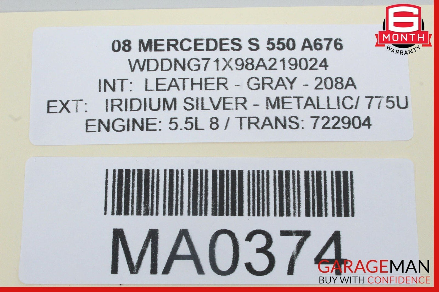 07-13 Mercedes W221 S550 Rear Right Passenger Side Door Control Module Unit A128