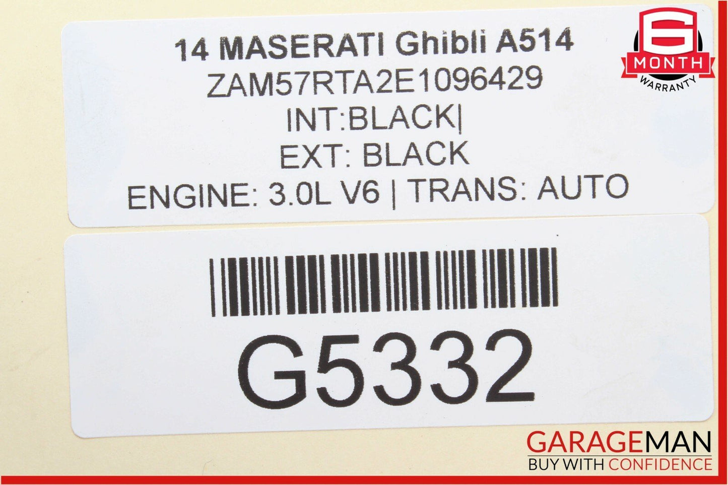 14-17 Maserati Ghibli S Q4 AWD Front Propeller Drive Axle Shaft Driveshaft
