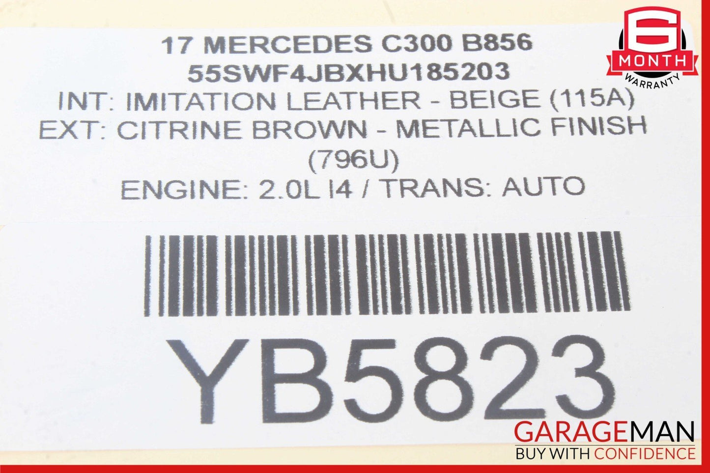 15-20 Mercedes W205 C300 Rear Right or Left Lower Rearward Control Arm OEM