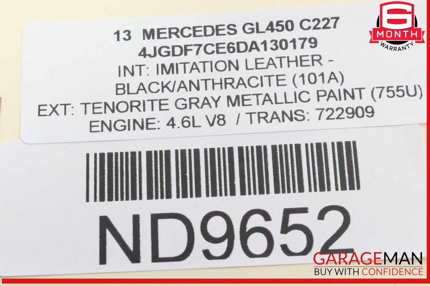 12-19 Mercedes X166 GL450 Front Left Drive Side Door Control Module Unit OEM
