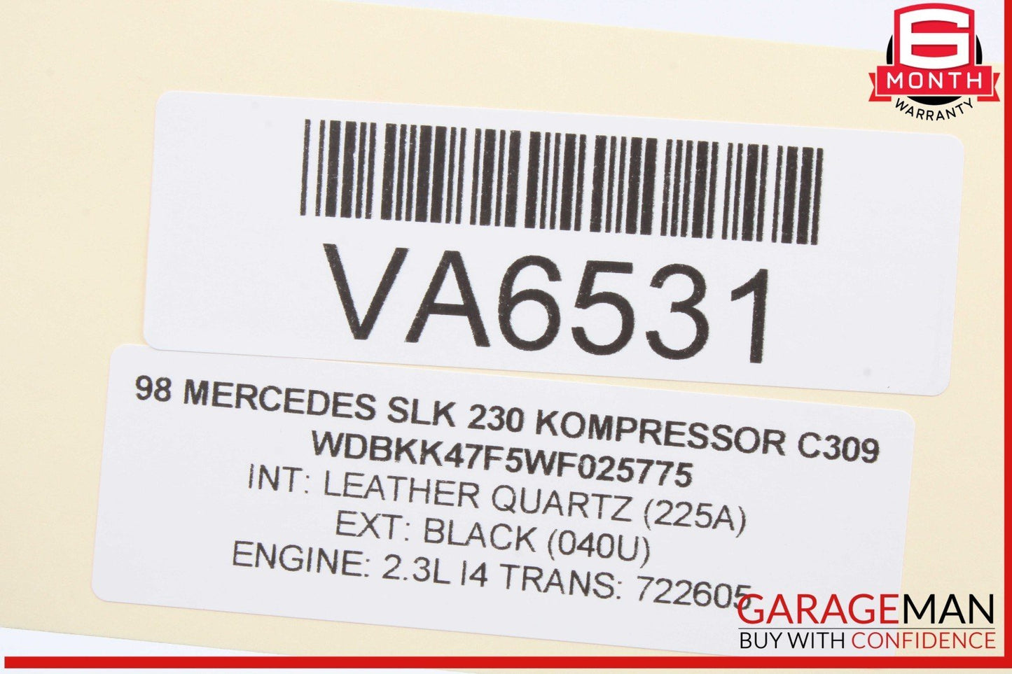 97-02 Mercedes R170 SLK230 Kompressor CD Changer 6 Disk Player 0028207989 OEM