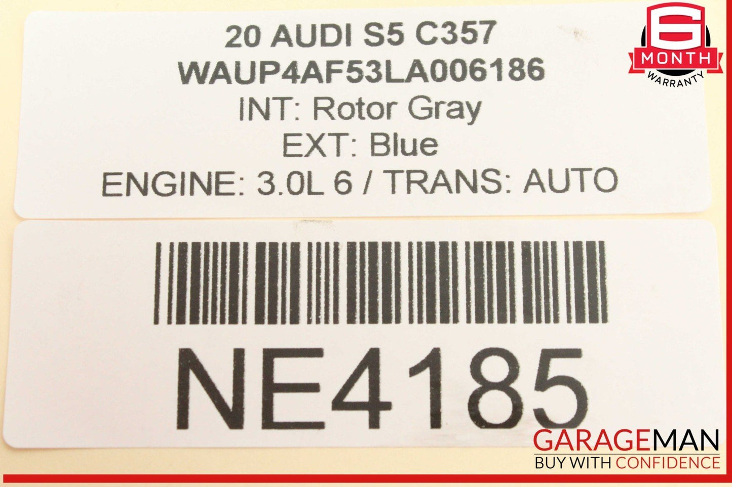 18-24 Audi S5 RS5 Rear Left Driver Side CV Axle Driveshaft 8W0501203F OEM