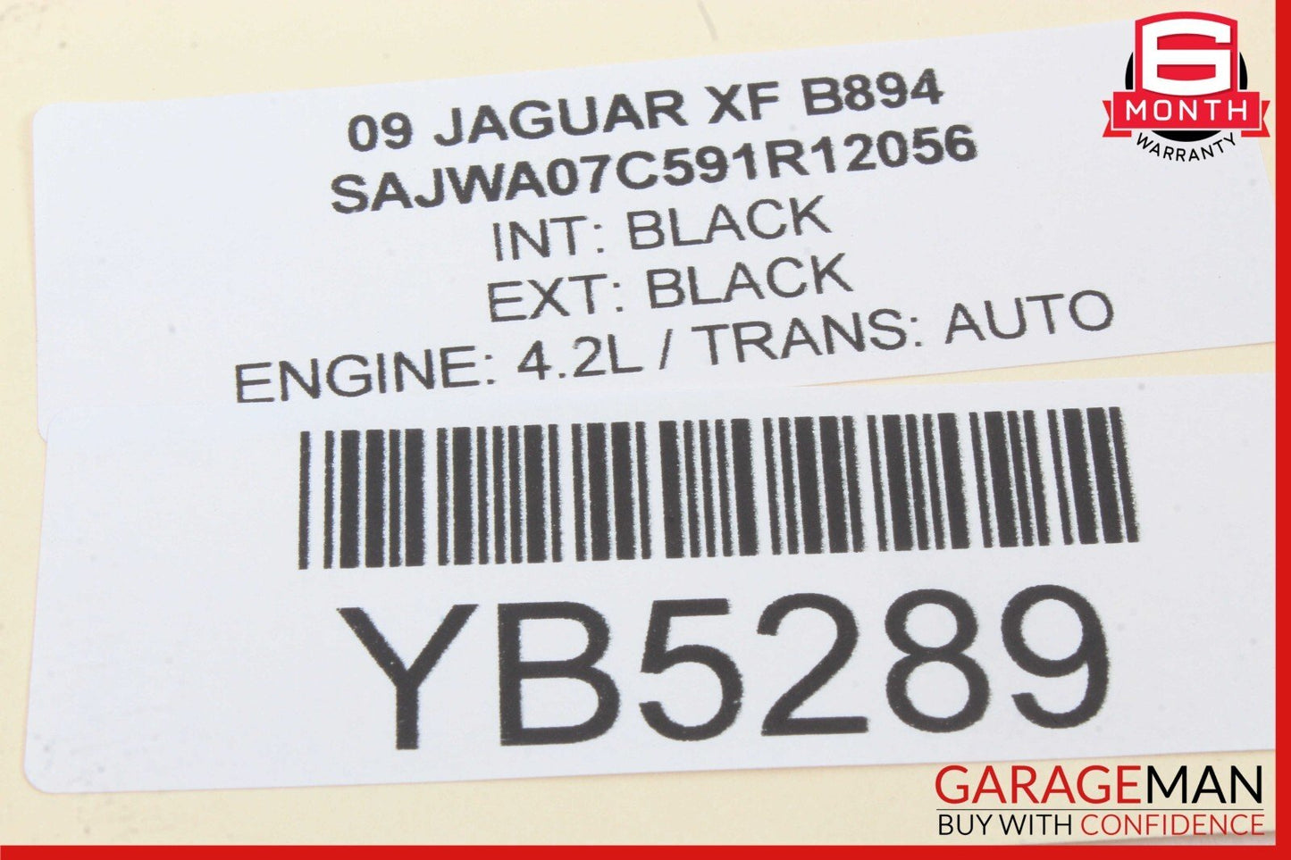 09-11 Jaguar XF Gas Pedal Accelerator Assembly 8X239F832A OEM