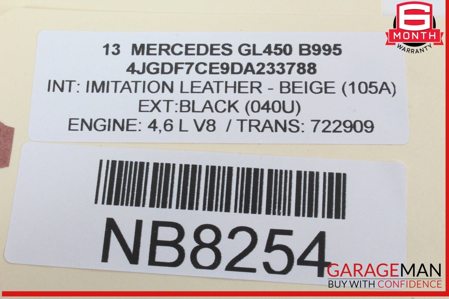 12-16 Mercedes X166 GL450 ML400 Dash Dashboard Center A/C Air Bezel Trim OEM