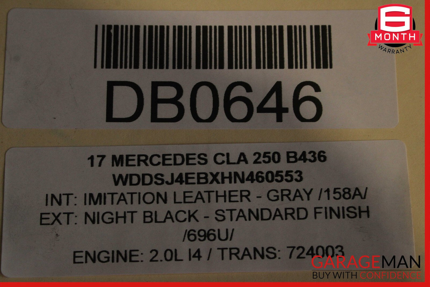 14-18 Mercedes W117 CLA250 2.0 Automatic Transmission Gearbox 460553 OEM 83k