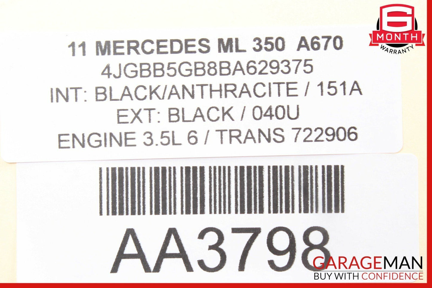 06-12 Mercedes W164 ML350 GL450 Center Console Control Trim Bezel Panel Wood OEM
