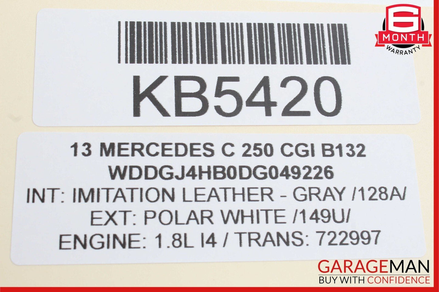 12-14 Mercedes W204 C350 C250 Front Left Dash AC A/C Air Vent Grill Cover Black