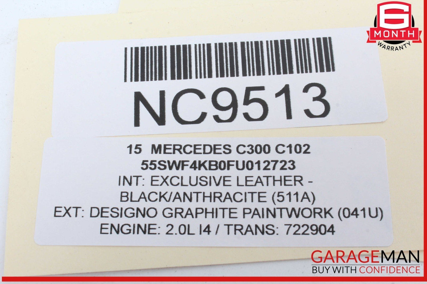 15-20 Mercedes W205 C300 GLC350e E300 M274 2.0L ECU ECM Engine Control Module