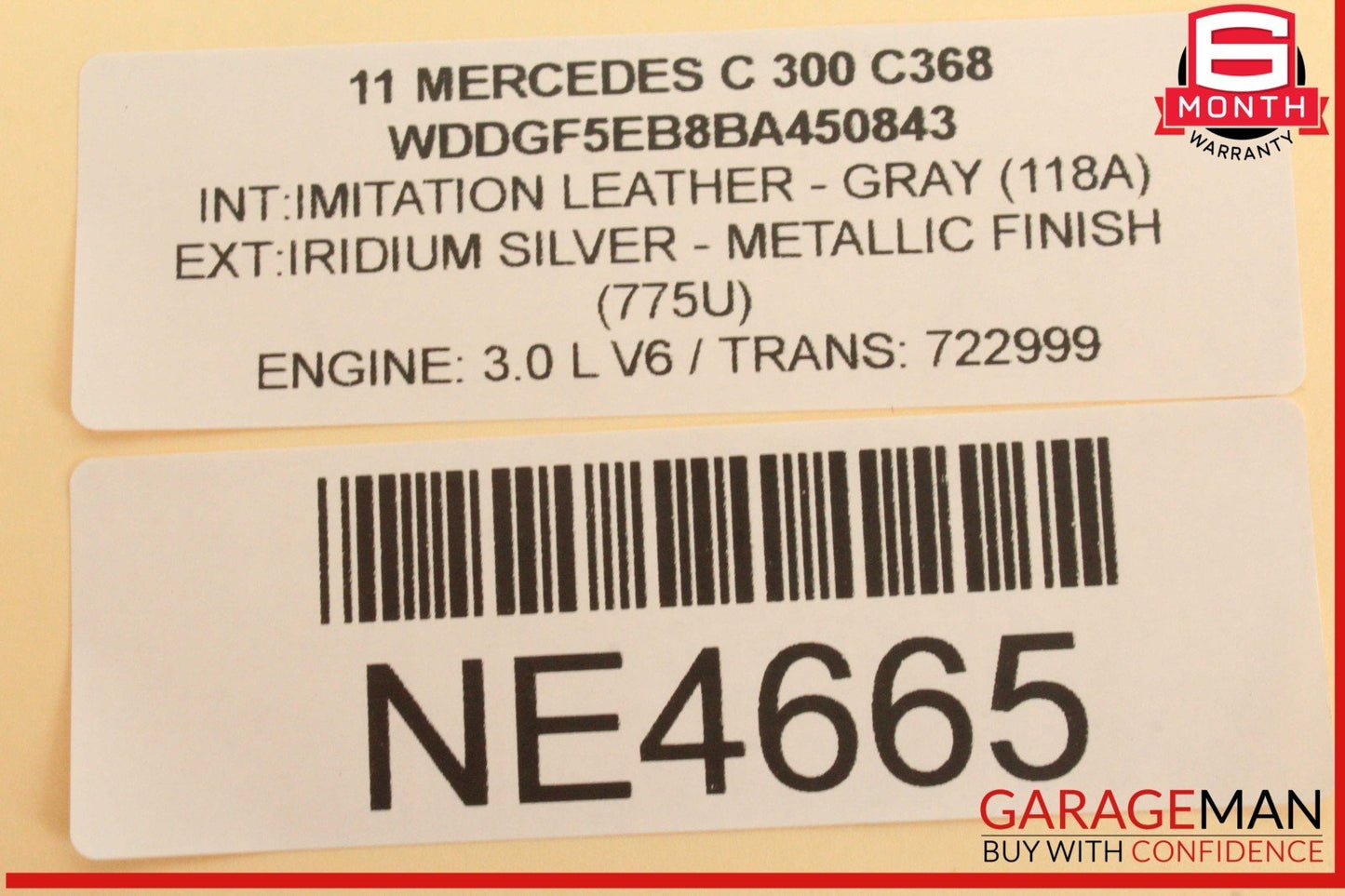 08-14 Mercedes W204 C300 C250 Rear Right Passenger Side Door Control Module OEM