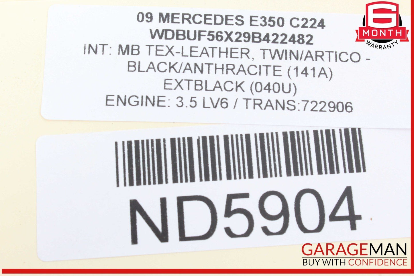 03-09 Mercedes W211 E350 Front Right Passenger Side Door Lock Latch Actuator OEM