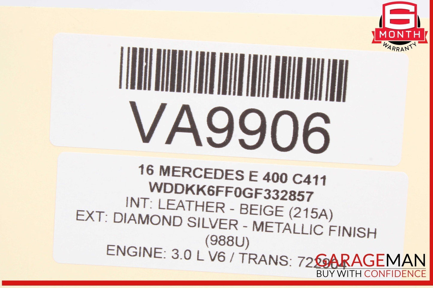 08-17 Mercedes W212 E400 Rear Right or Rear Left Side Upper Control Arm OEM